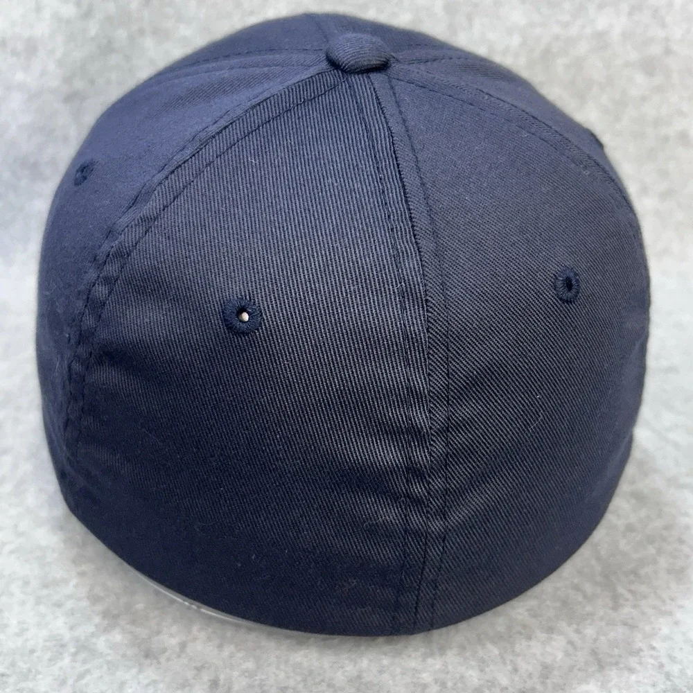 3M Scott Flexfit Baseball Cap Hat Navy Red White Port Authority S/M